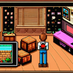 **A cozy, niche online forum dedicated to retro gaming. The image should feature pixel art avatars, discussions about classic consoles, and a sense of warm nostalgia.** (This prompt captures the "Niszowe platformy" section focusing on retro gaming.)